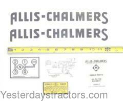 Allis Chalmers G Decal Set ACG