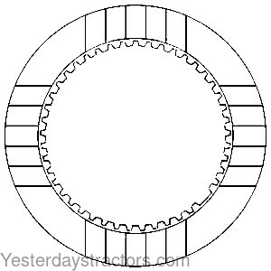 John Deere 2030 PTO Clutch Disc AR108105