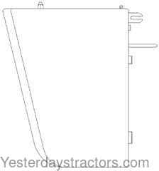 John Deere 4010 Side Shield AR32690