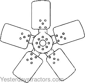 John Deere 4010 Fan Blade AR34451