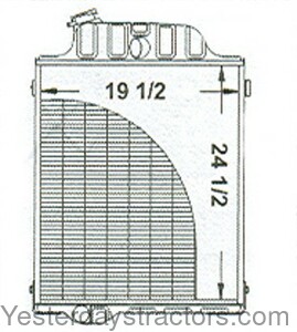 John Deere 4020 Radiator AR49454