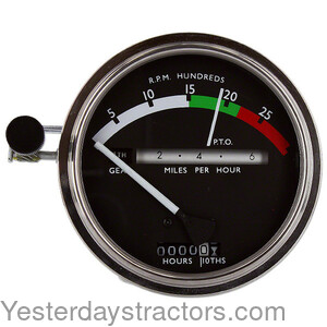 John Deere 4020 Tachometer With White Needle AR50406