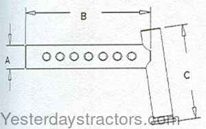 John Deere 4020 Knee Extension AR50962