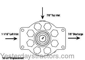 John Deere 4010 Hydraulic Pump AR56160-R