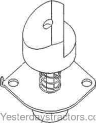 John Deere 2510 Pull Arm Latch AR90082