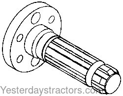 John Deere 820 PTO Shaft AT20094