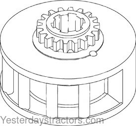 John Deere 520 Clutch Drive Disc B3731R