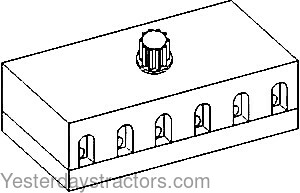 Ford 3000 Fuse Box Assembly D2NN14N030A