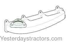Ford 6610 Exhaust Manifold D3NN9430B