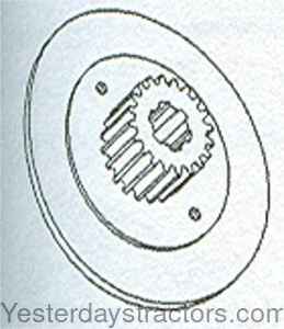 John Deere 720 Clutch Drive Disc F1228R