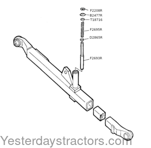 John Deere 2510 Telescoping Lift Pin F2693R