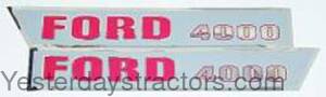 Ford 4000 Decal Set F503HA