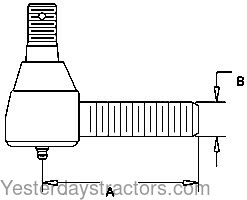 Case 580CK Tie Rod End G45368