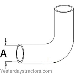 Case 570 Radiator Hose G46361