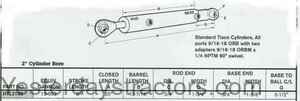 Ford 1710 Hydraulic top Link HTL2102