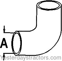 Oliver 660 Radiator Hose L518