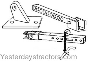 Massey Ferguson 135 Stabilizer Set Left Hand M135-LH