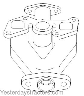 John Deere 420 Manifold M3956T