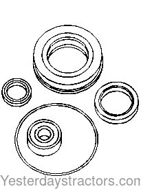 Farmall 1206 Clutch Bearing and Seal Kit N158563