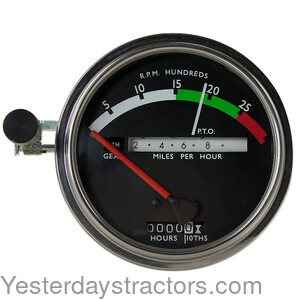 John Deere 3010 Tachometer With Red Needle RE206855