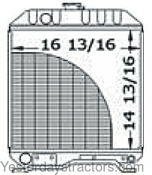 Ford 1710 Radiator SBA310100440