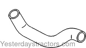 Ford 1700 Radiator Hose SBA310160150