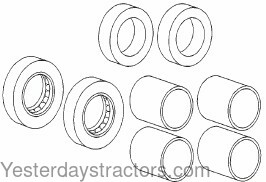 Massey Ferguson 65 Spindle Bushing\Bearing\Seal Kit SBBSKIT02