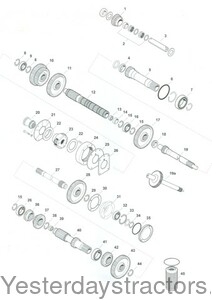 Massey Ferguson 165 8 Speed Constant Mesh Transmission Parts SPX_MF5_7