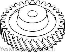 John Deere 830 Oil Pump Drive Gear T20298