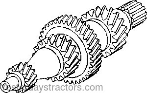 John Deere 830 Transmission Drive Shaft T21980