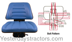 Ford 4830 Seat Assembly T222BU