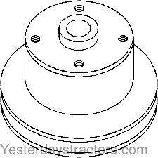 John Deere 820 Water Pump Pulley T23628