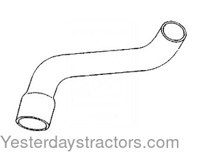 John Deere 4430 Radiator Hose R52429